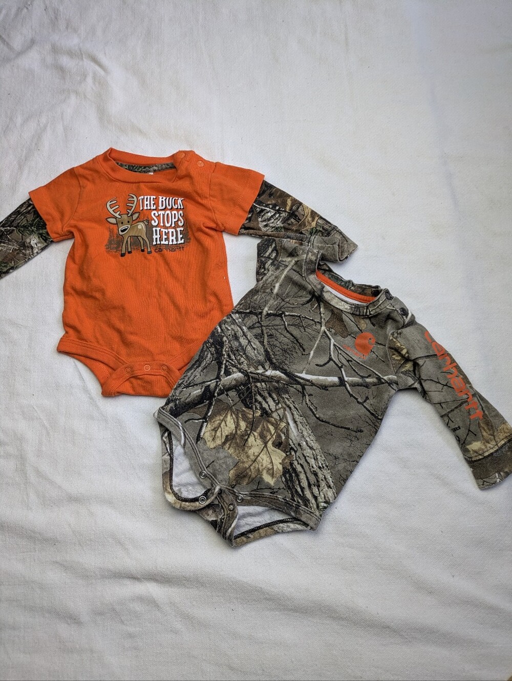Carhartt 6 month Camo Long Sleeve Outfits